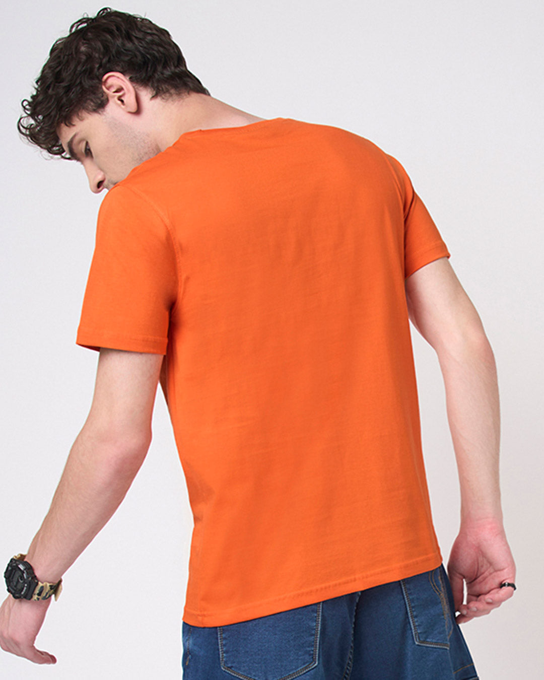 Burnt Orange - Regular Fit Crew T-shirt
