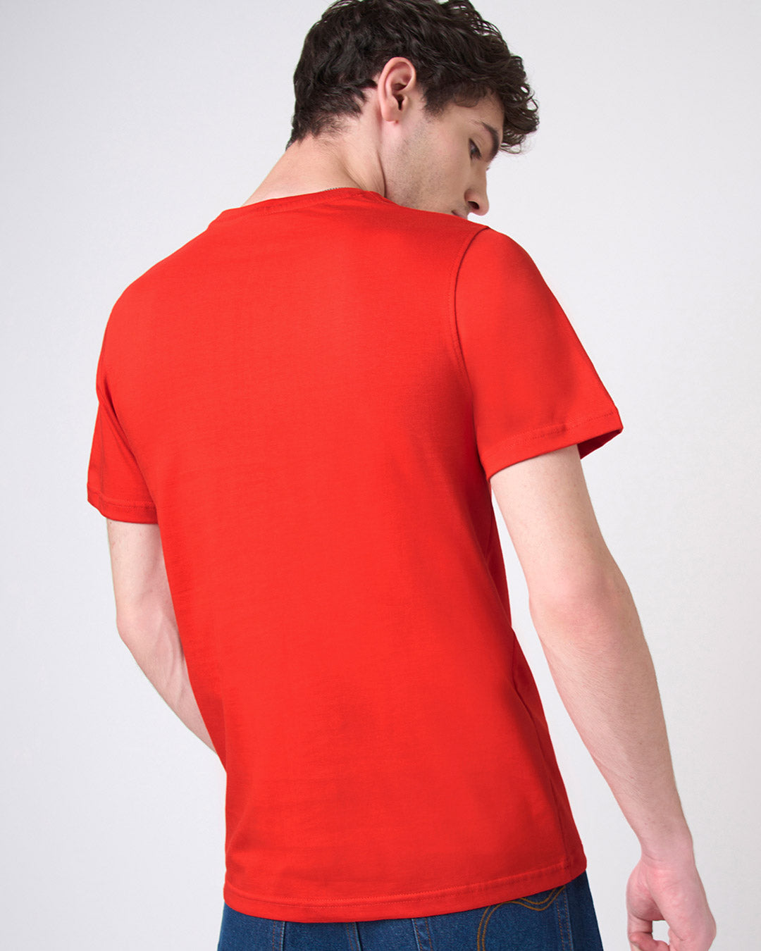 Crimson Red - Regular Fit Crew T-shirt
