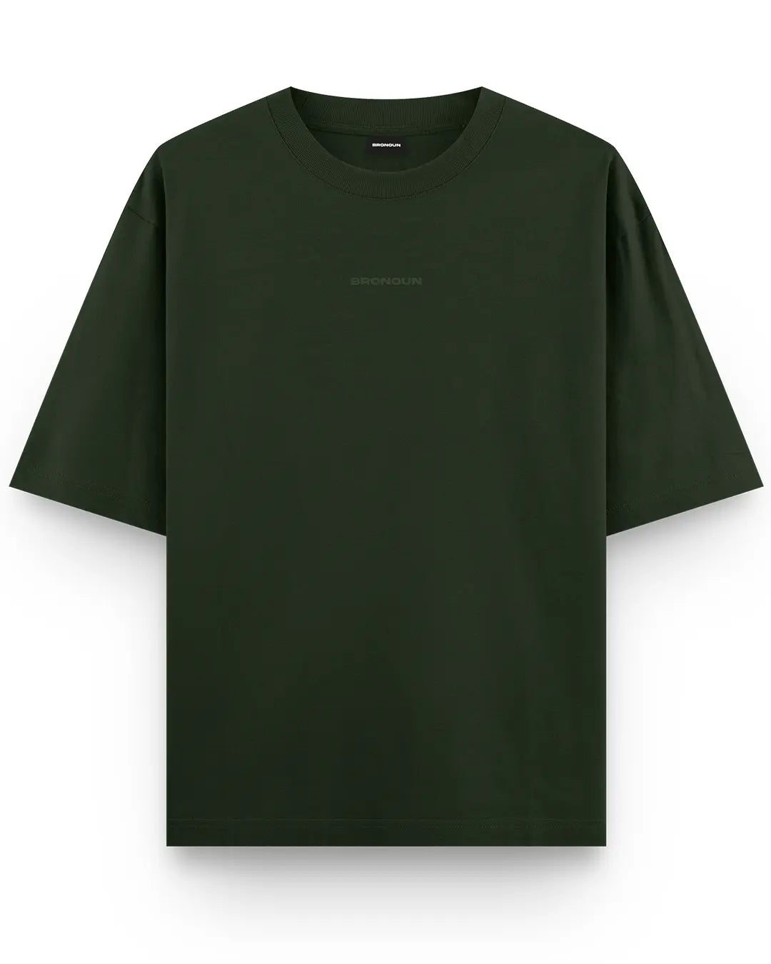 洋楽 TONNY GREEN/ORGANIZED KAOS/T.GREEN/G-RAP Men's Forest Green Plain Solid 240 GSM Broversized T-shirt – Bronoun