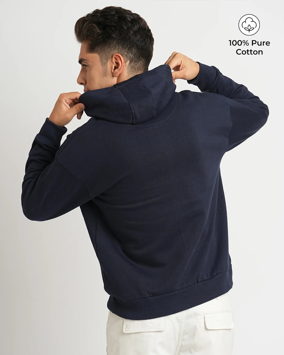 Navy - Oversized Pullover Hoodie