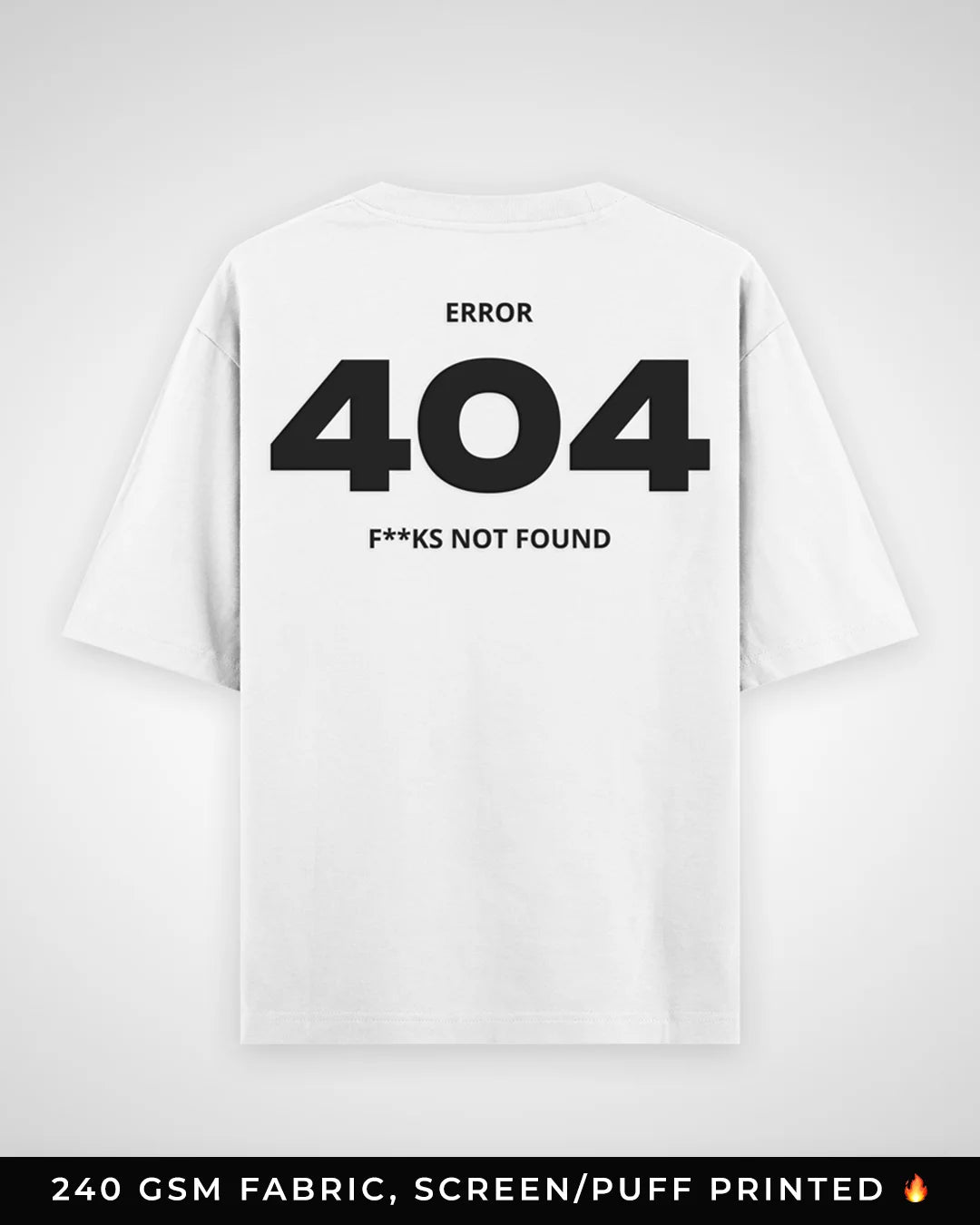 Error 404 - Oversized T-shirt