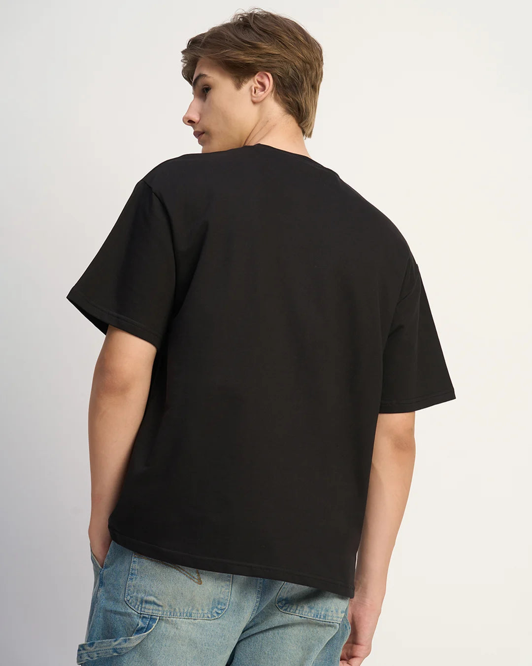 Black - 240 GSM Broversized T-shirt
