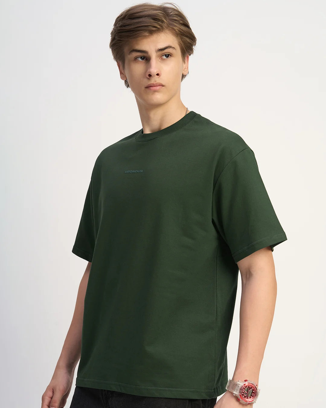 Forest Green - 240 GSM Broversized T-shirt
