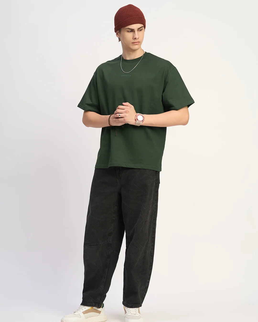 Forest Green - 240 GSM Broversized T-shirt