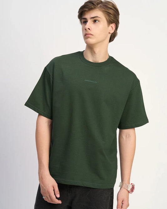 Forest Green - 240 GSM Broversized T-shirt