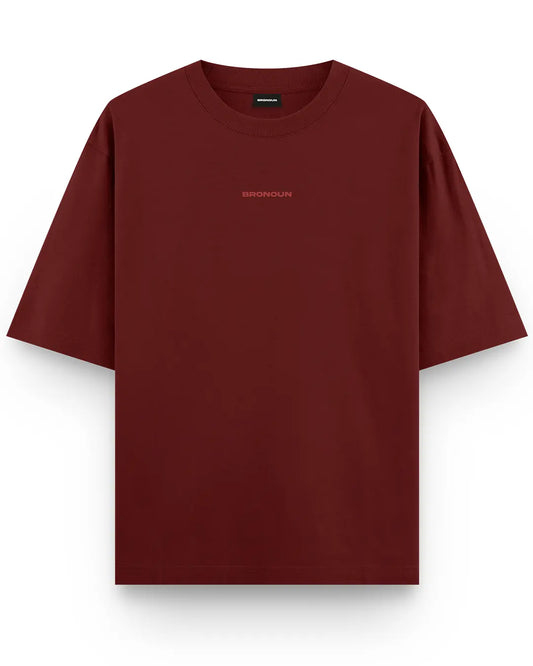 Maroon - 240 GSM Broversized T-shirt