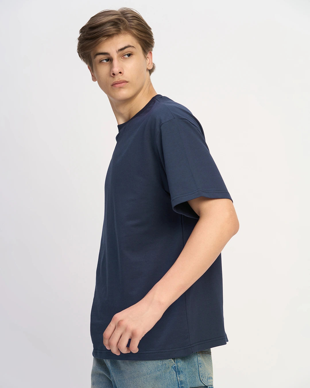 Navy - 240 GSM Broversized T-shirt