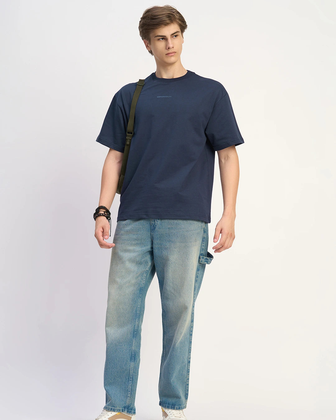 Navy - 240 GSM Broversized T-shirt