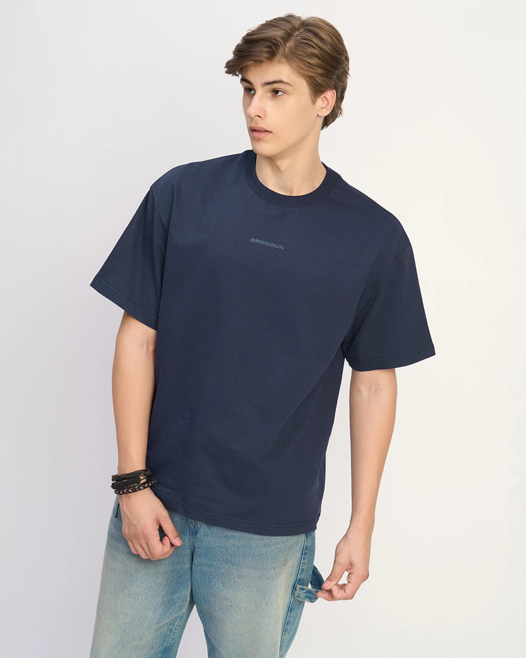 Navy - 240 GSM Broversized T-shirt