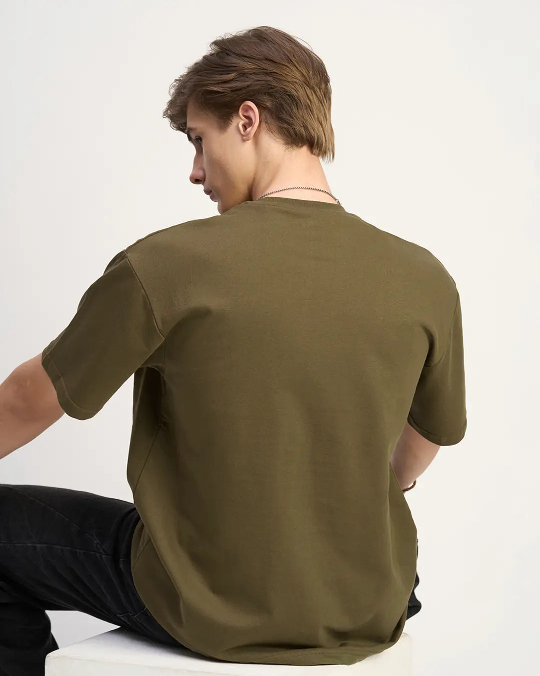 Olive - 240 GSM Broversized T-shirt