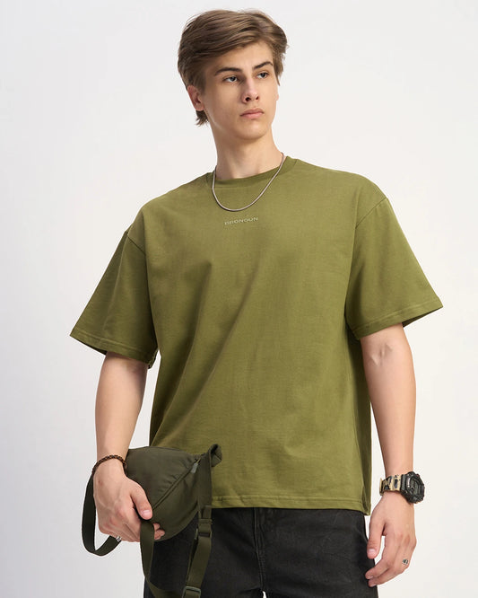 Olive - 240 GSM Broversized T-shirt
