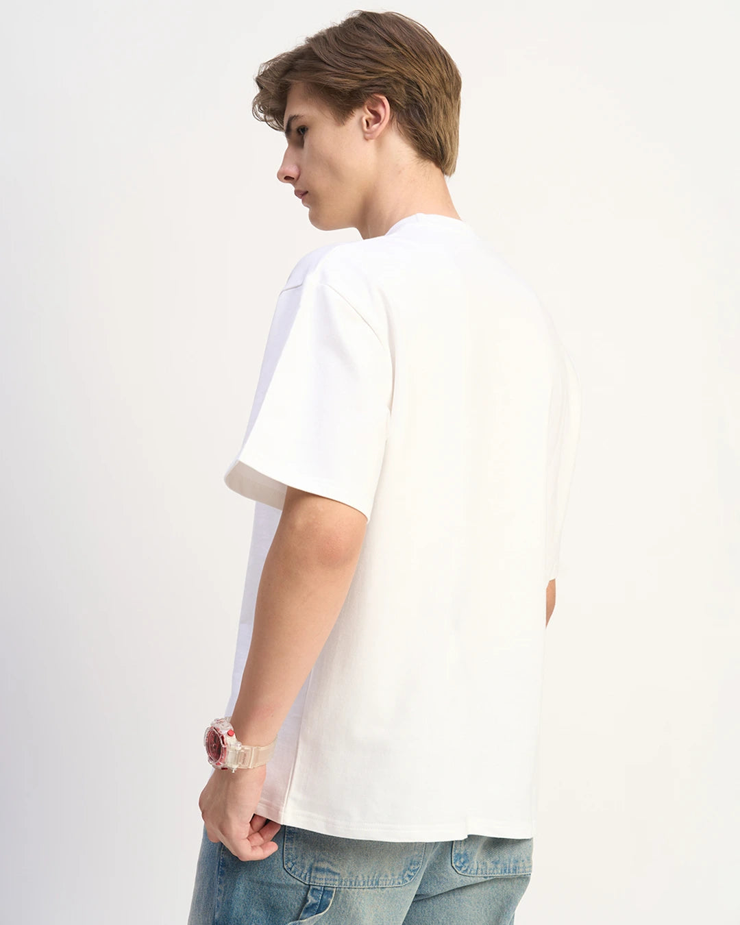 White - 240 GSM Broversized T-shirt