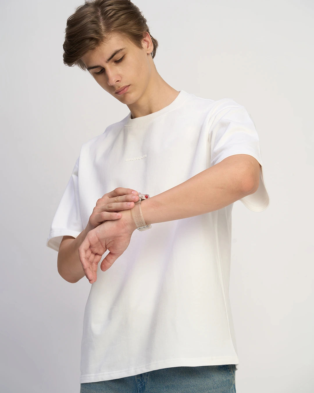 White - 240 GSM Broversized T-shirt