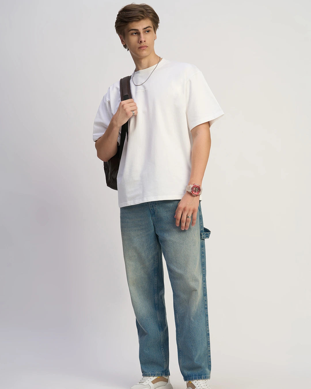 White - 240 GSM Broversized T-shirt