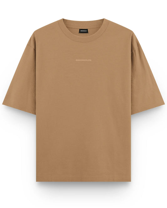 Sand - 260 GSM Boxy Oversized T-shirt