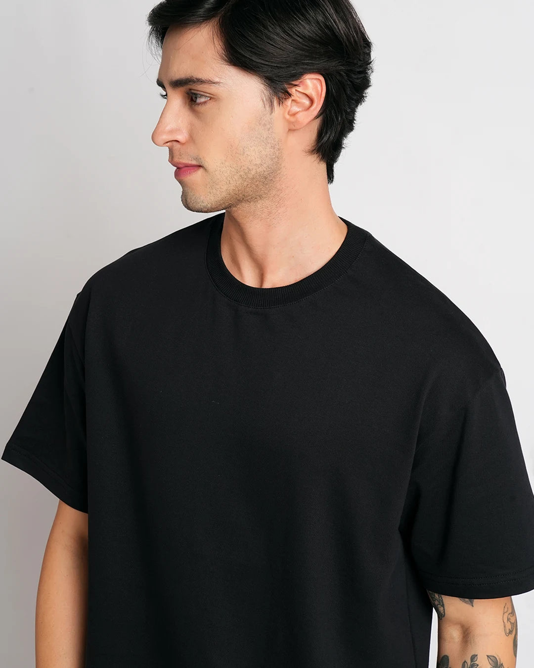 Black - 240 GSM Broversized T-shirt