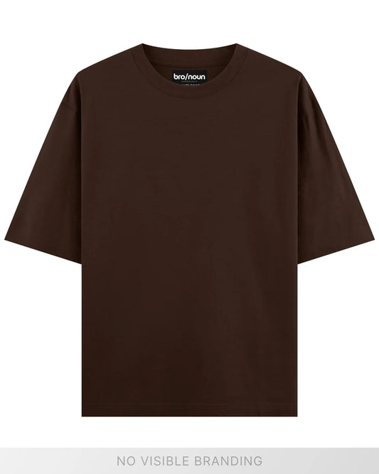 Coffee - 240 GSM Broversized T-shirt