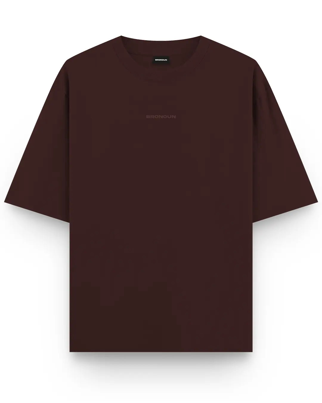 Coffee - 260 GSM Boxy Oversized T-shirt