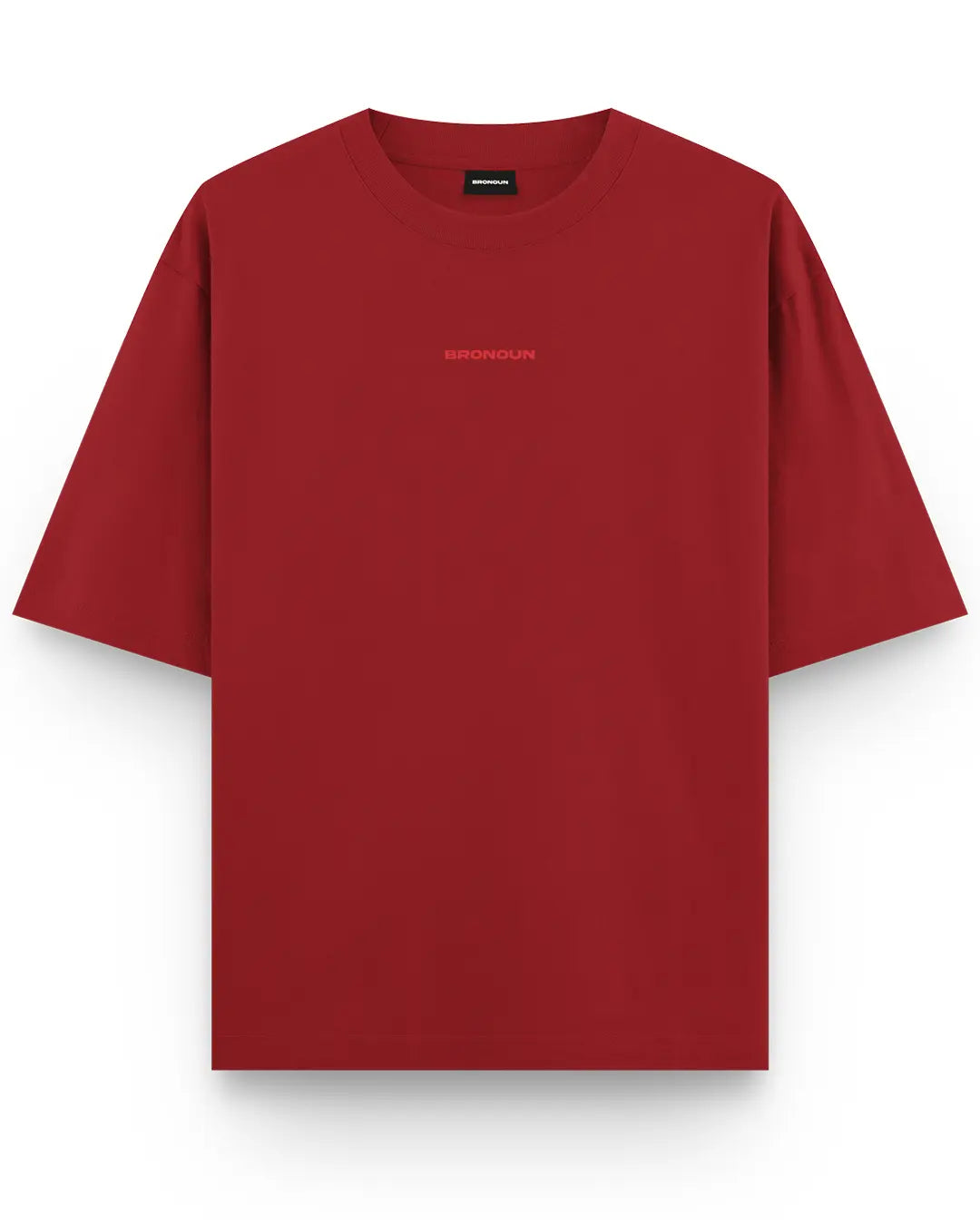 Deep Red - 260 GSM Boxy Oversized T-shirt