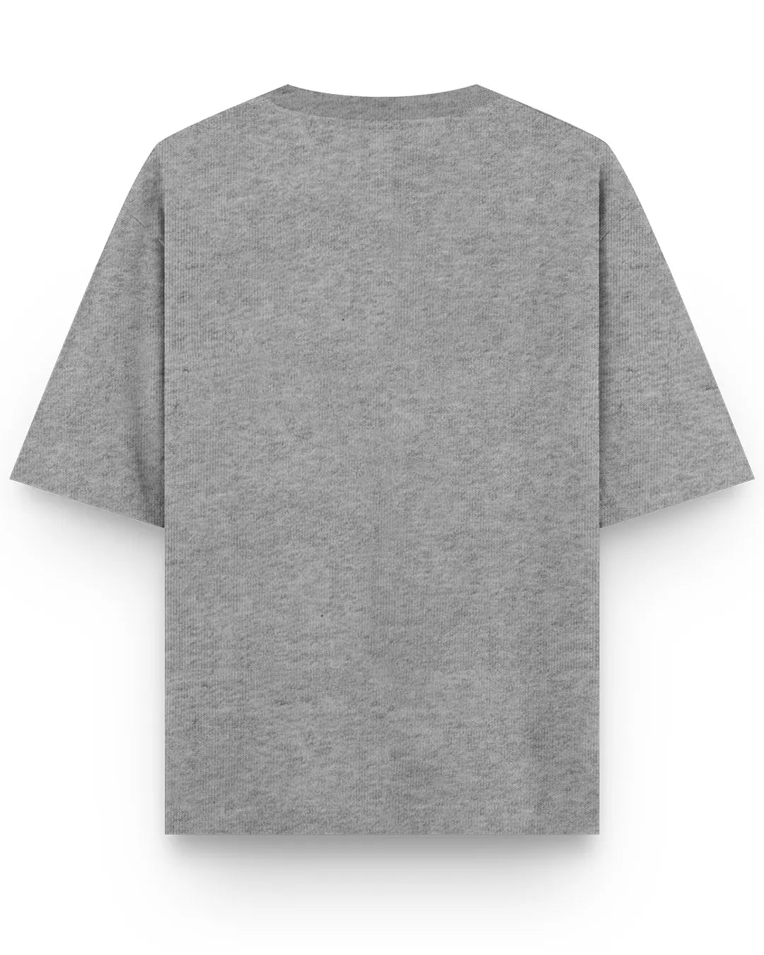 Heather Grey - 260 GSM Boxy Oversized T-shirt