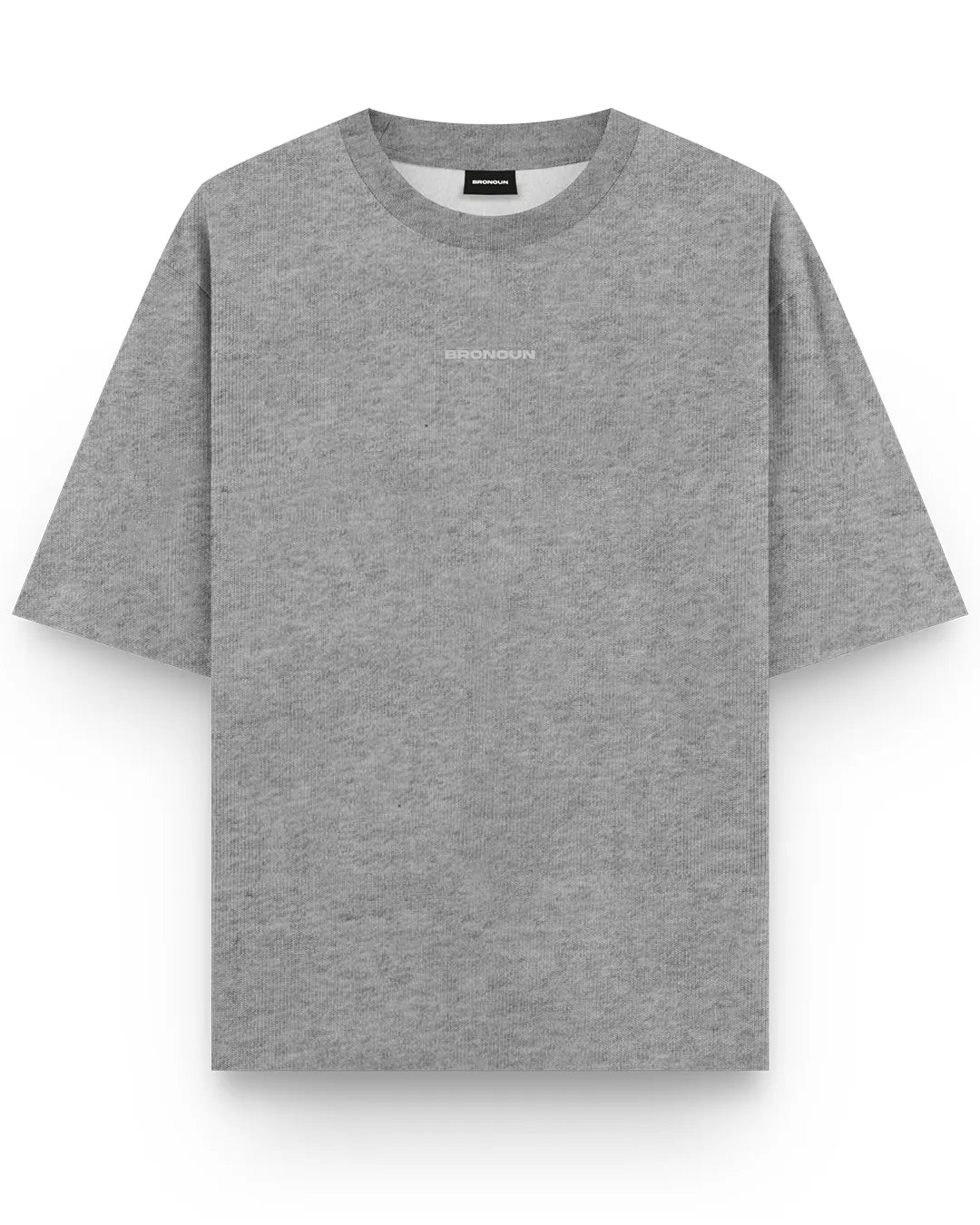 Heather Grey - 260 GSM Boxy Oversized T-shirt