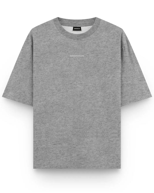 Heather Grey - 260 GSM Boxy Oversized T-shirt