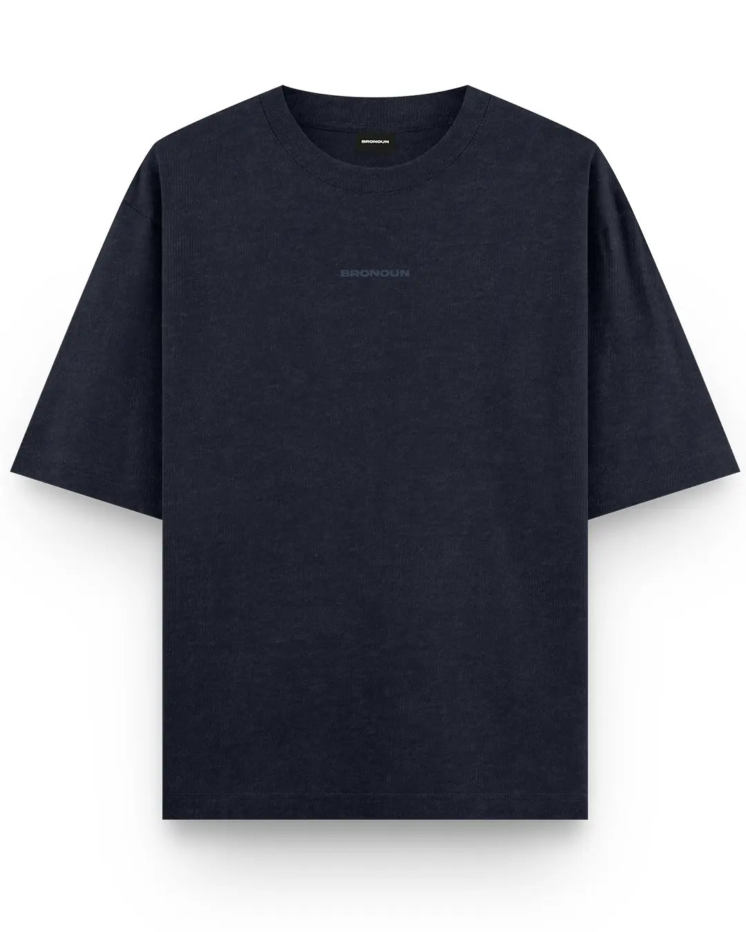 Navy Melange - 260 GSM Broversized T-shirt