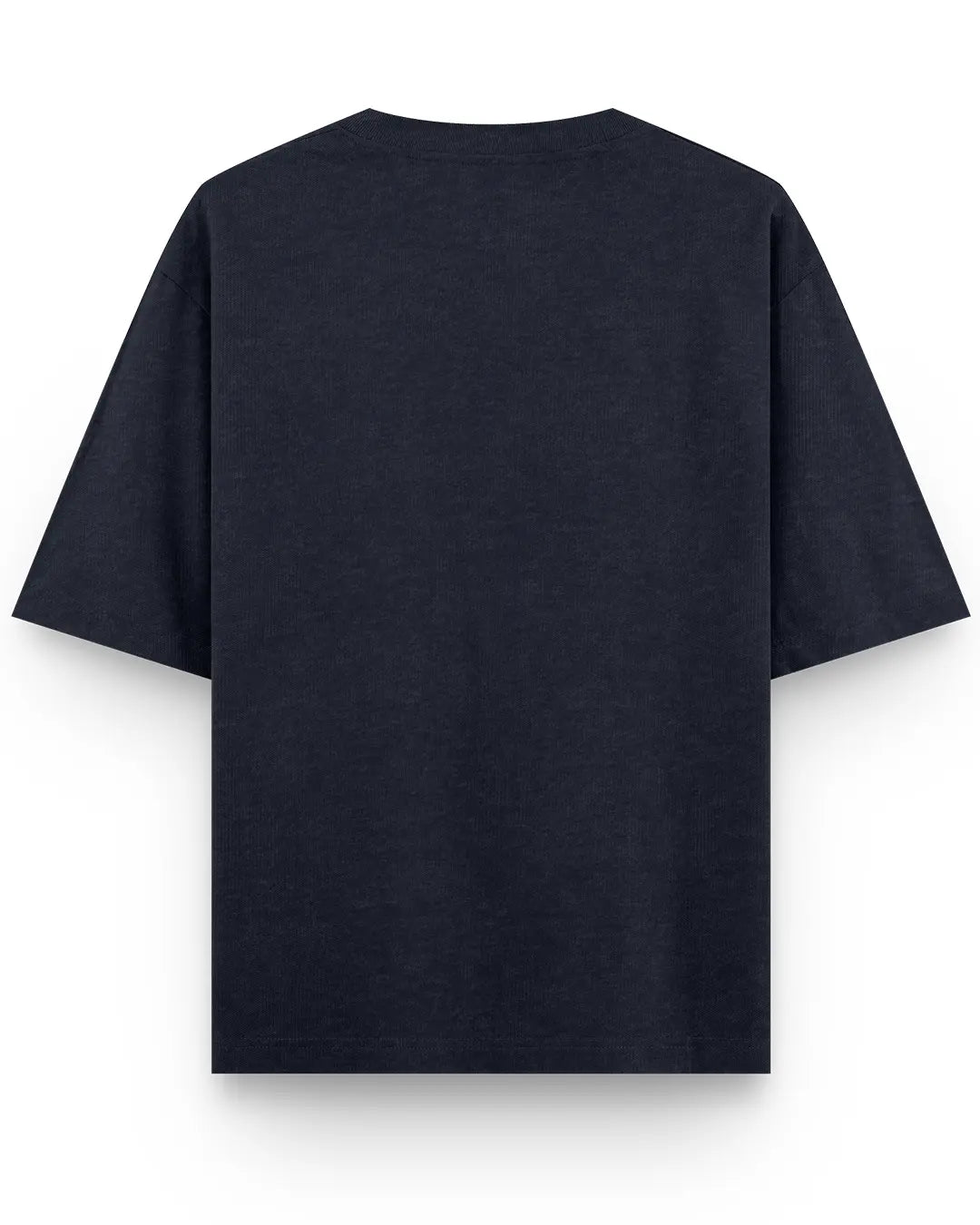Navy Melange - 260 GSM Broversized T-shirt