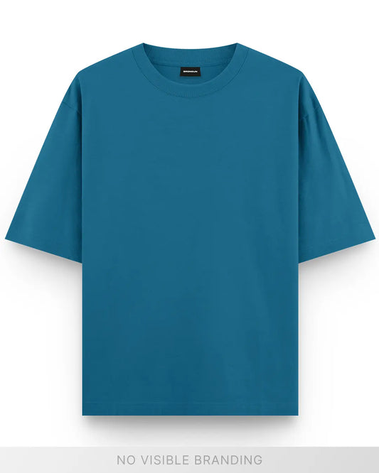 Teal - 240 GSM Broversized T-shirt
