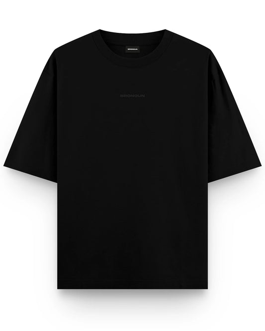 Ultra Black - 260 GSM Boxy Oversized T-shirt