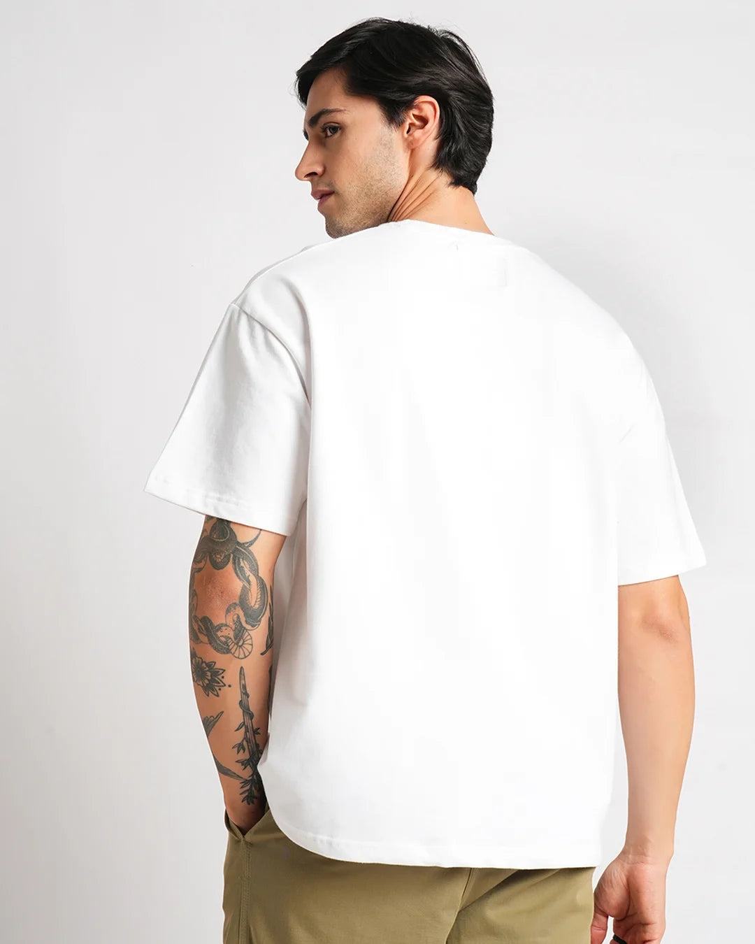 White - 240 GSM Broversized T-shirt