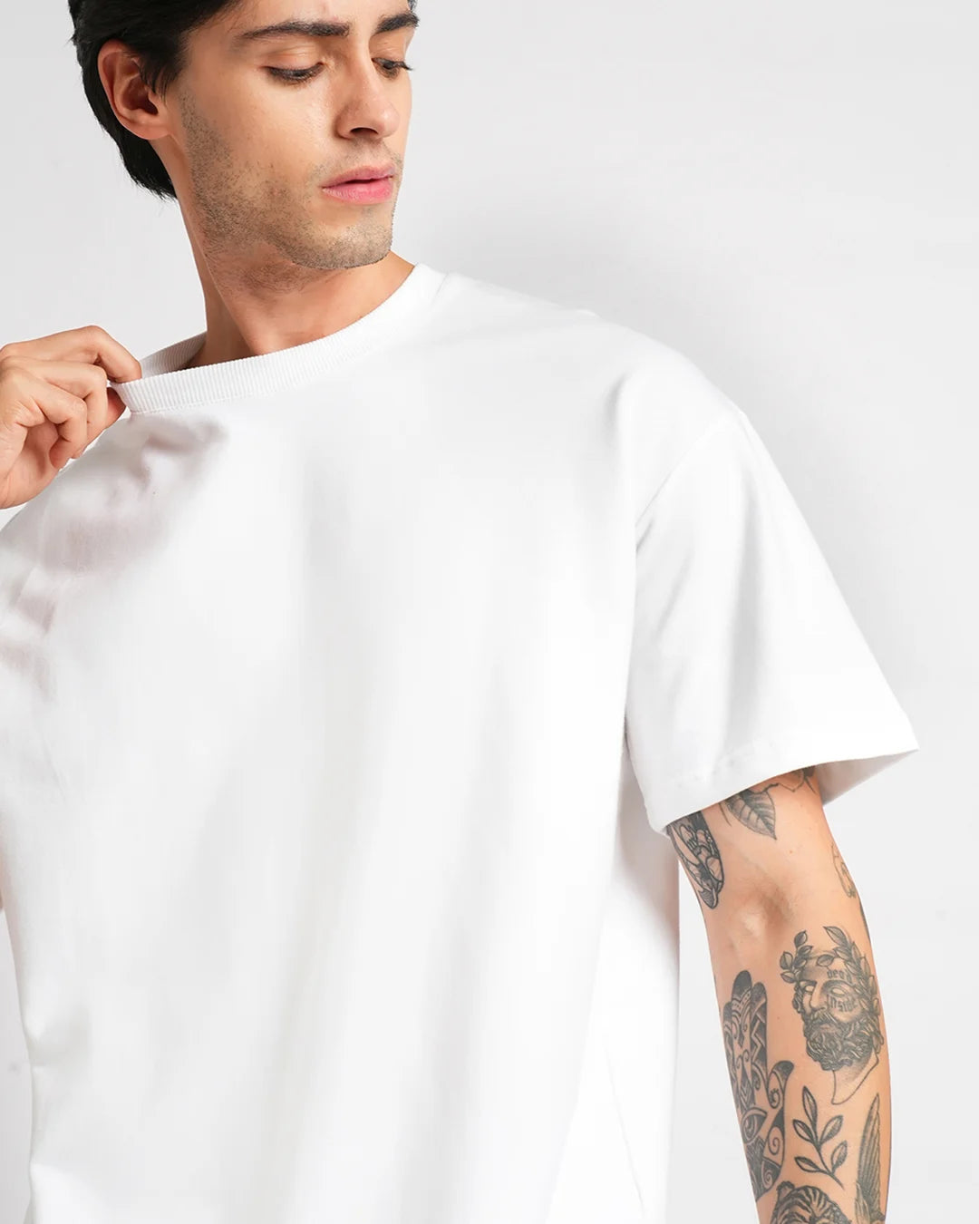 White - 240 GSM Broversized T-shirt