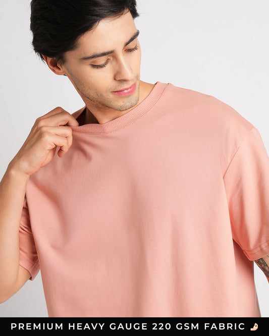 Salmon Pink - Oversized T-shirt