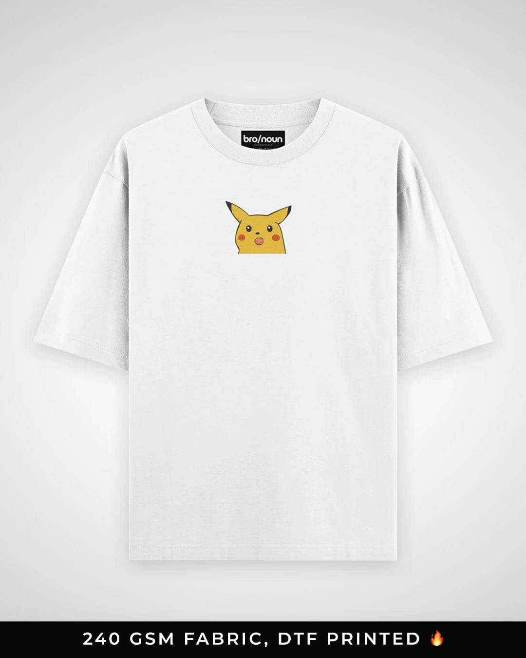 Surprised Pikachu - Oversized T-shirt